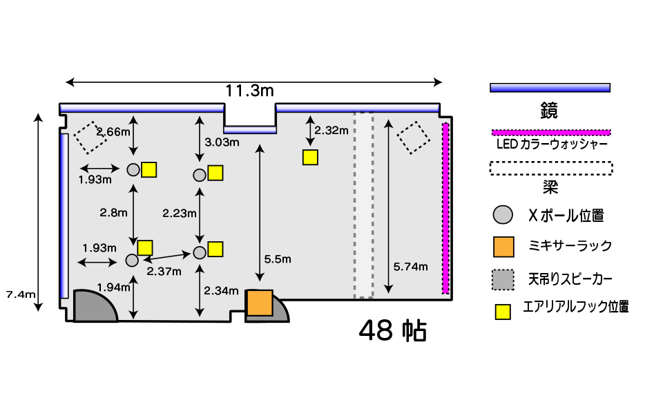 Cスタジオの図面
